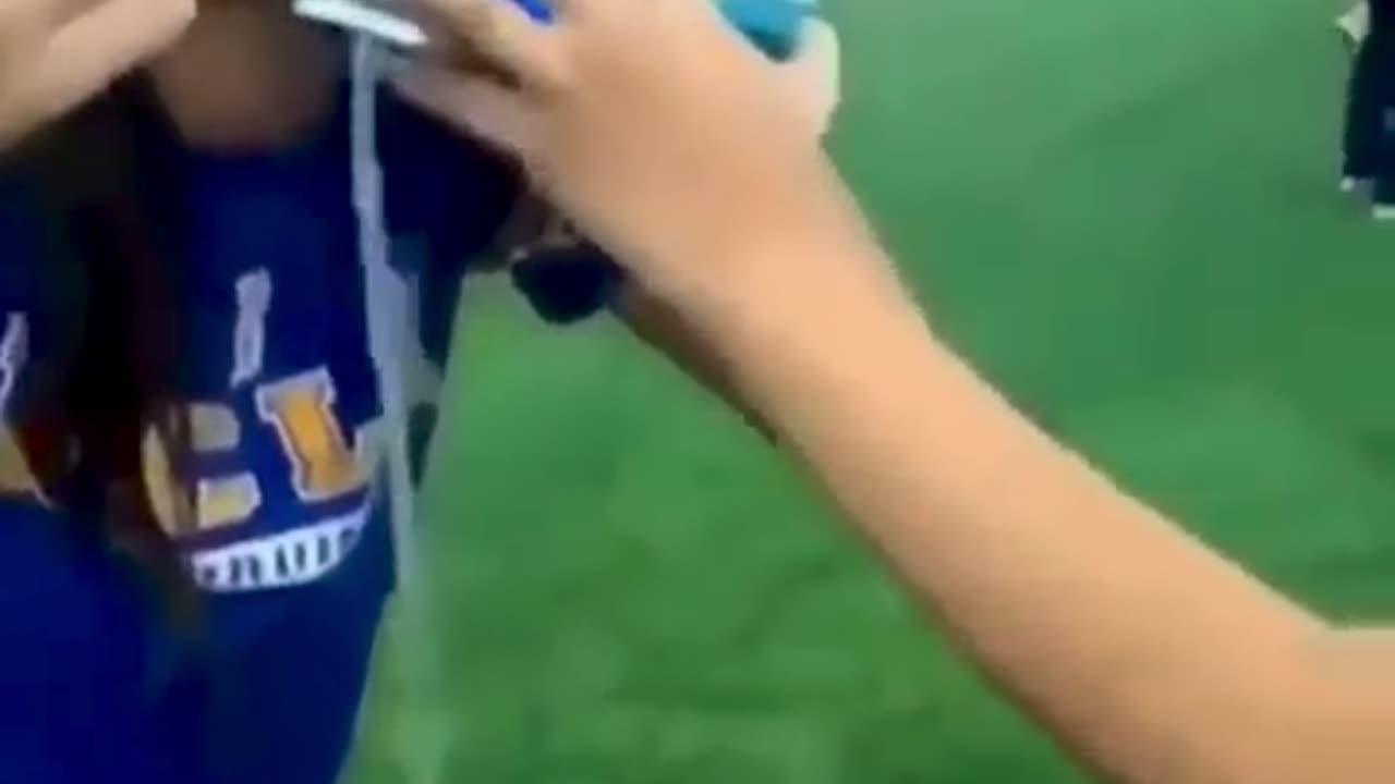 Tried chugging for first time