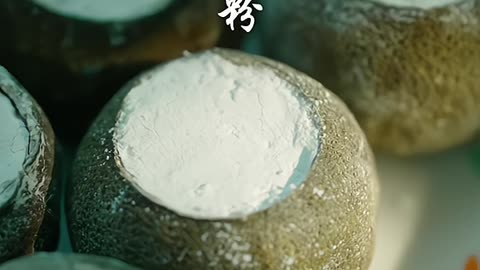 Oriental cuisine inherited for 900 years, Nan Ge Lu - pati arrowroot stuffed with orange
