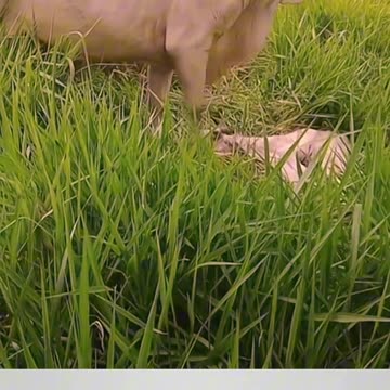 The reproductive process of the white Cow | Discover the beauty of nature's