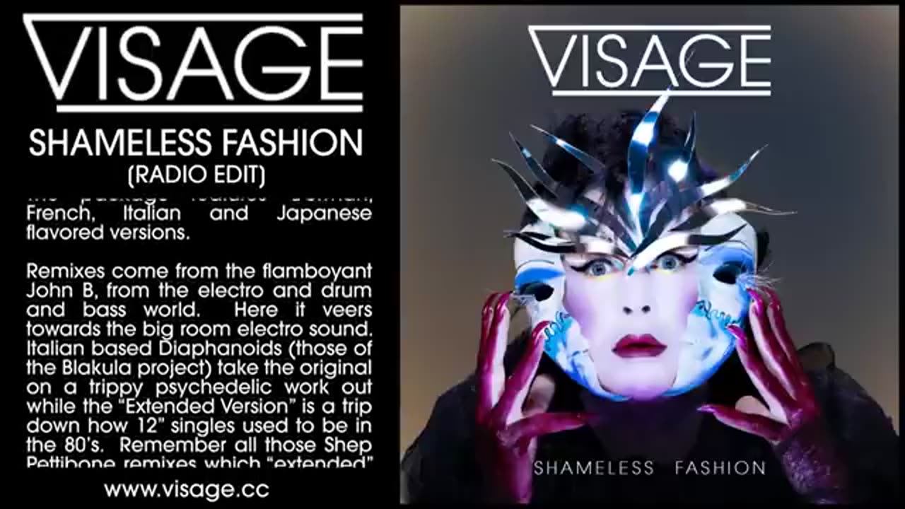 Visage - Shameless Fashion