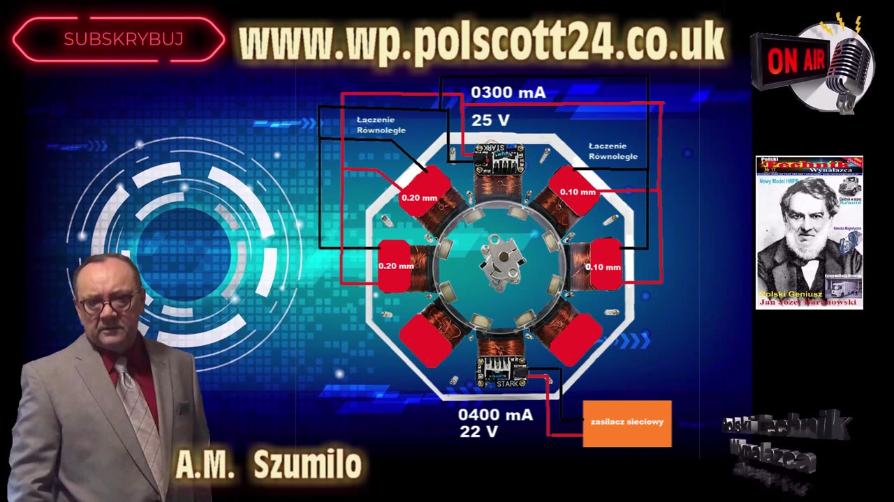 DYNAMO STARK 2 / TEST / VOLTAGE TEST / CEWKI NAPĘDU I CEWKI ODBIORU