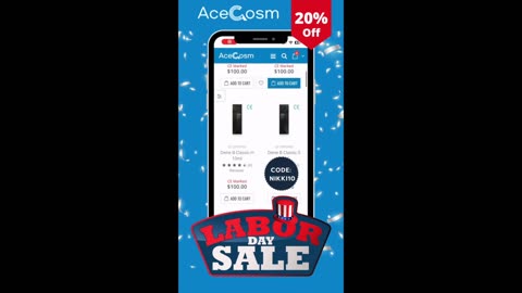 AceCosm 20% OFF Sale ~ Code: NIKKI10