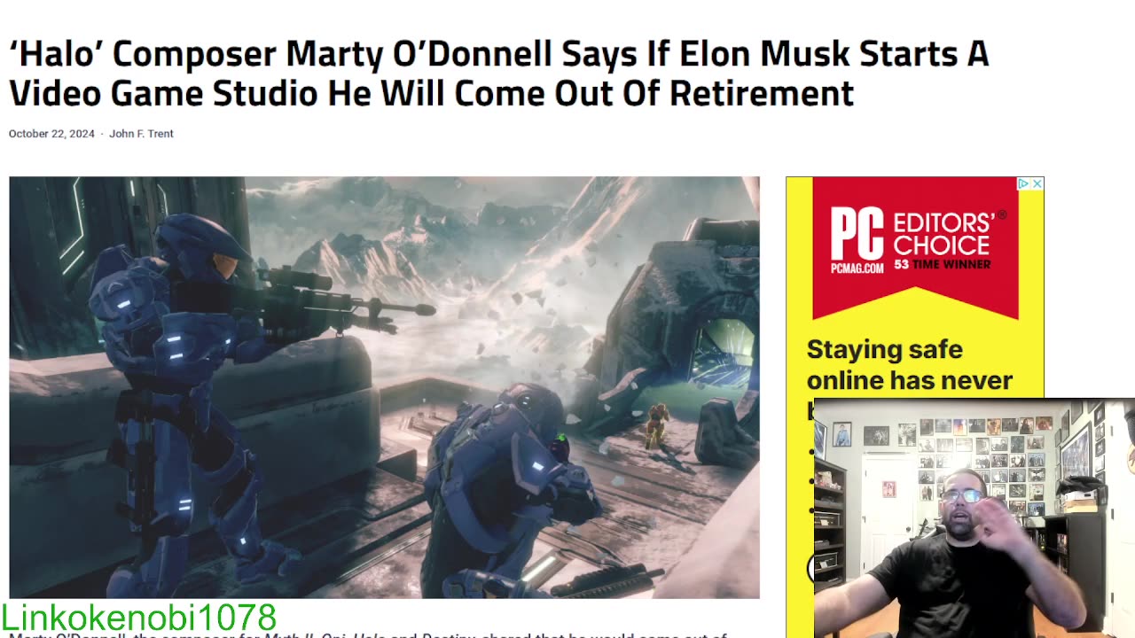 Marty O'Donnell Willing To Come Out Of Retirement If Elon Musk Decides To Start Up A Game Studio