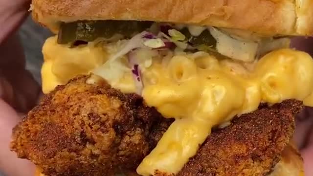Chicken wing sandwich
