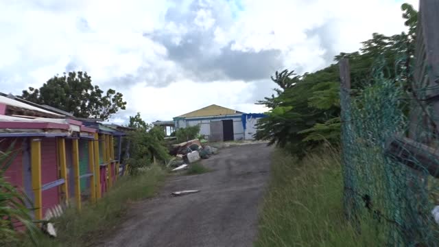 Old shops and restaurants are lost forever in the Hurricane of 2017 on Saint Martin