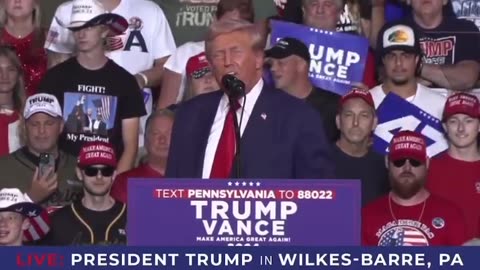 TRUMP: "Under Kamala Harris and crooked Joe Biden the American Dream was dead"