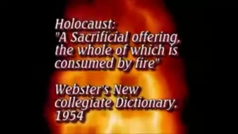 Jewish God Baal & the True meaning of the word "Holocaust"