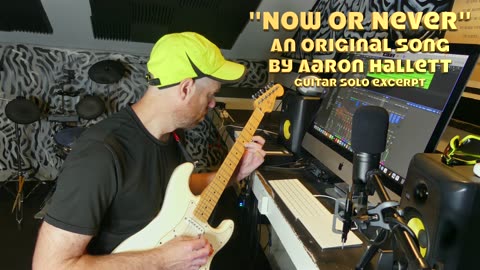 "Now Or Never" an Original Song by Aaron Hallett Guitar Solo Excerpt