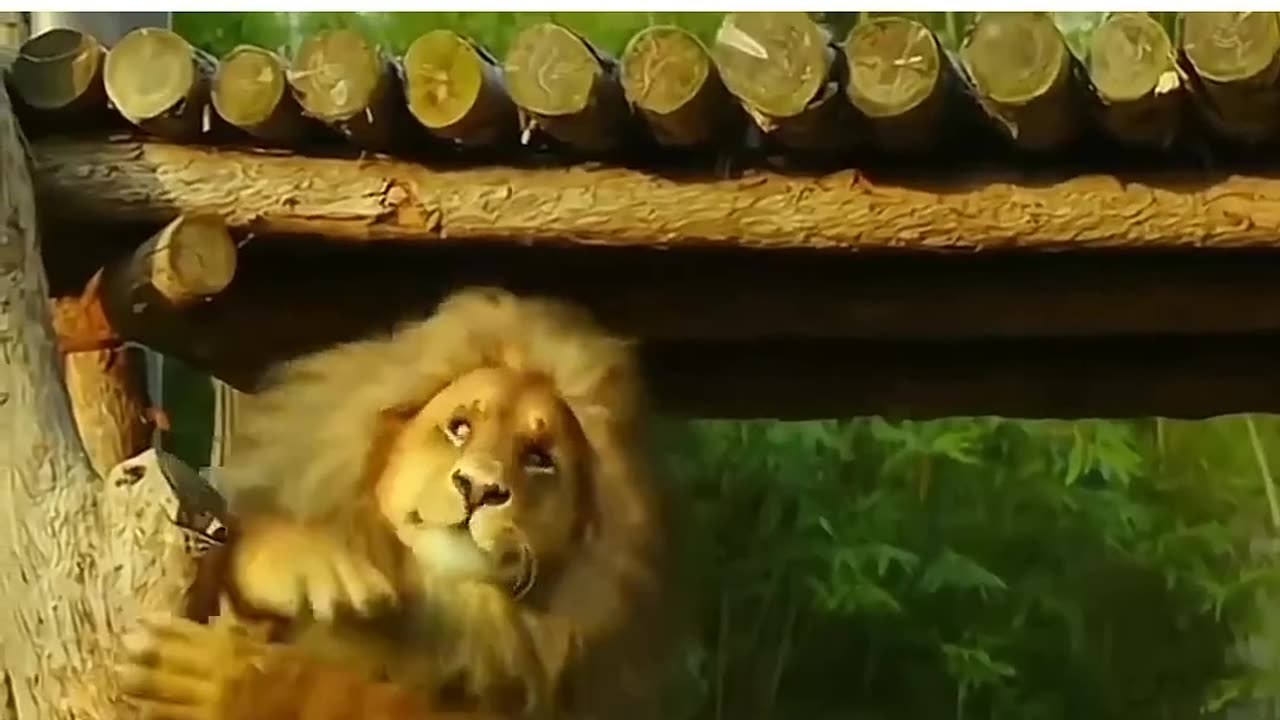 They can go to any extinct... #gain97 #funny #shortsfeed #youtubeshorts #animals #zoo #lion