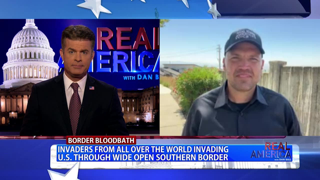 REAL AMERICA -- Dan Ball W/ Ben Bergquam, Illegals Still Pouring Across Cali. Border, 8/6/24