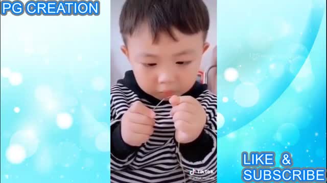 A cute baby video