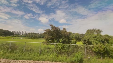 Outside view from the KTX train (2)