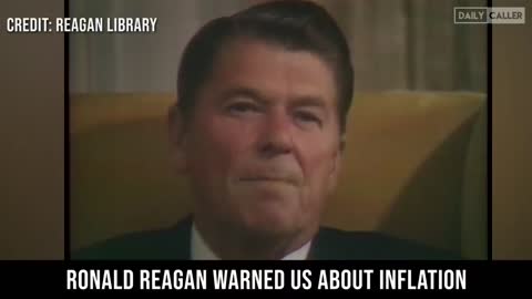 Ronald Reagan Warned Us About Inflation