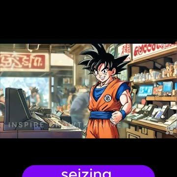 Goku escaping the 9-5 job