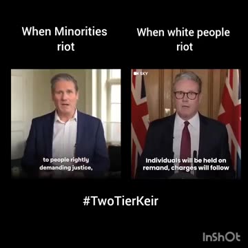 Two Tier Starmer response to BLM Riots vs Southport Riots