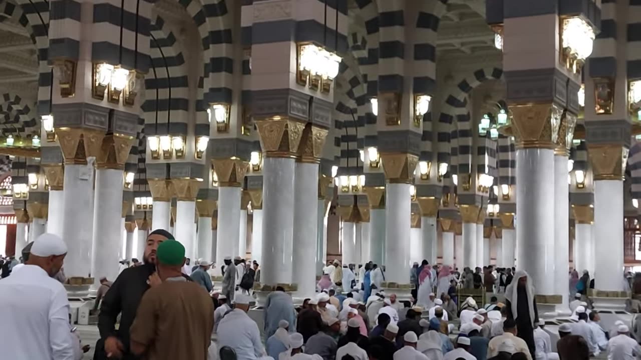 Masjid AL Nabawi Inside View || SubhanAllah