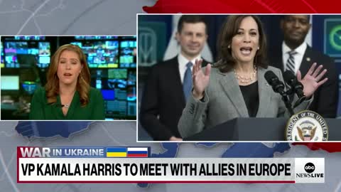 VP Harris heads to Poland to speak with European allies about the war in Ukraine