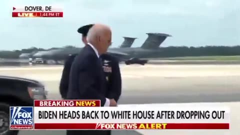 🔥🚨HAPPENING NOW: Joe Biden was seen for the first time since he was forced to drop out,