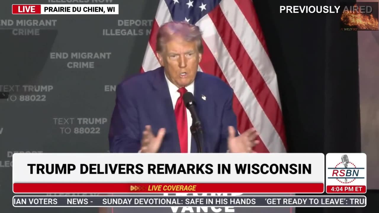 President Trump Prairie du Chien, WI Sept 28 2024