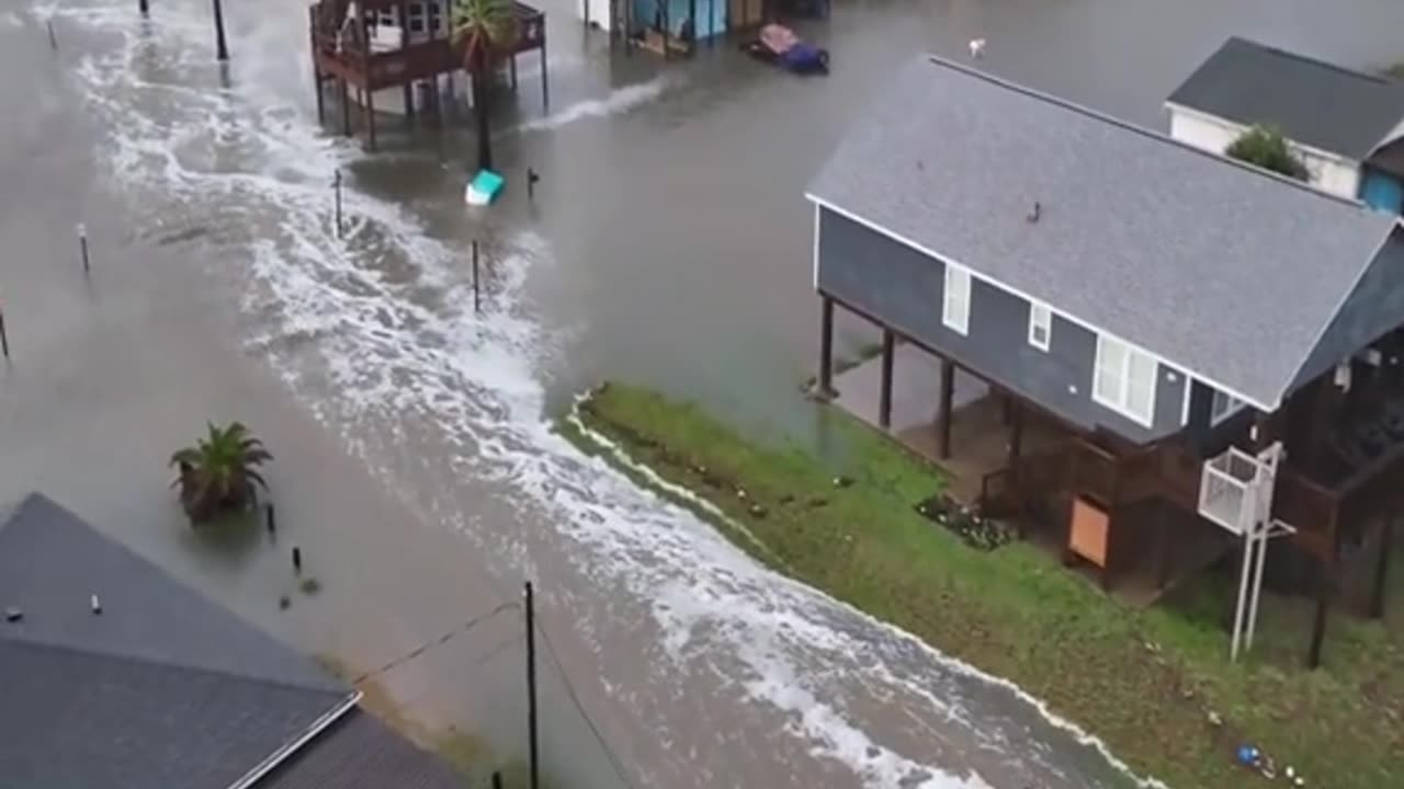 Texas Storm Surge Flooding Storm Alberto June 19, 2024