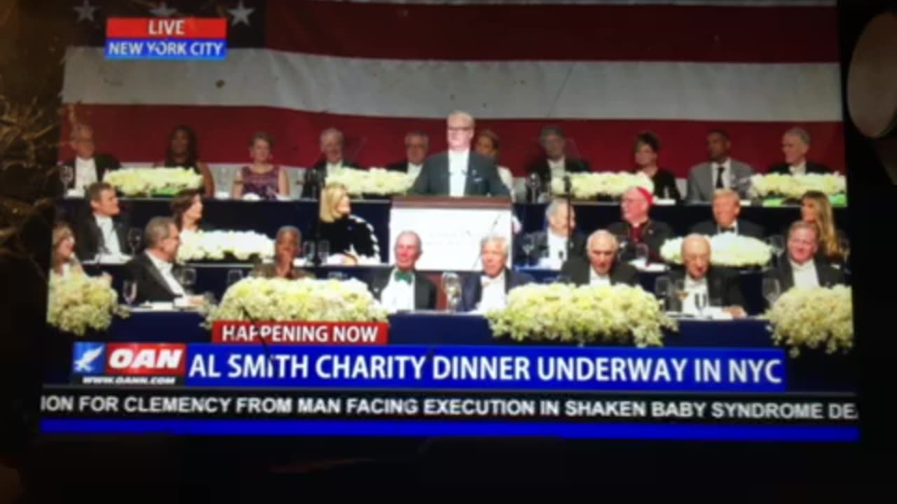 Kamala recorded speech at Al Smith charity dinner Wednesday 09:38 pm