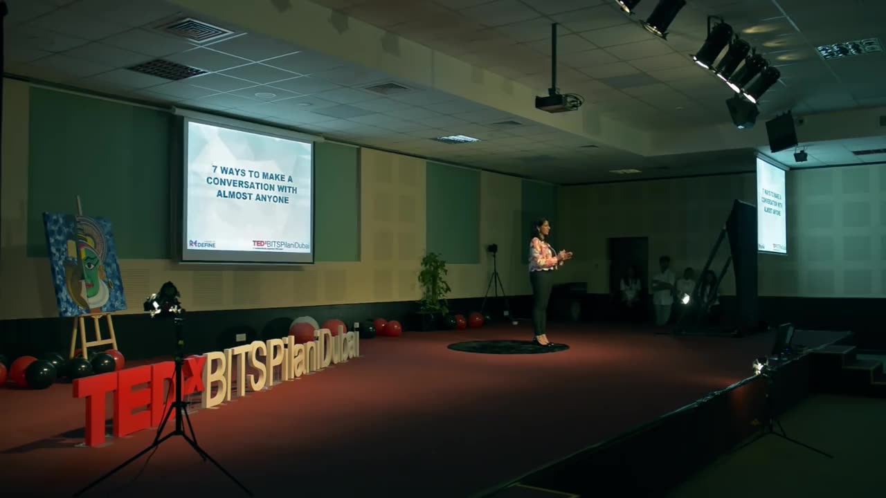 7 Ways to Make a Conversation With Anyone _ Malavika Varadan _ TEDxBITSPilaniDubai #talk #business