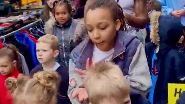 Powerful! Remeece Freeman & Kids Rap Against Booster Through Brixton Market