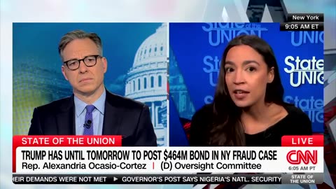 AOC claims President Trump is not being targeted with politically motivated prosecutions