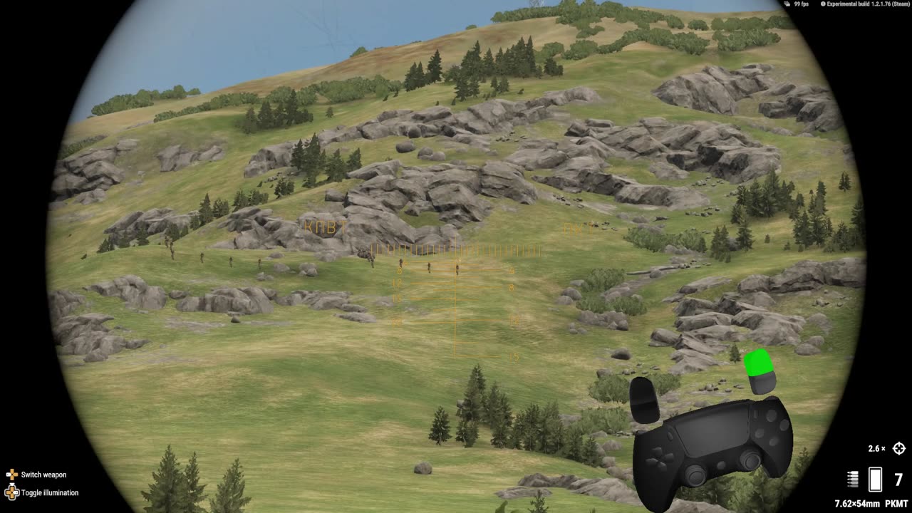 Arma Reforger - Gyro to Joystick @ SteamInput - BTR-70 Gunnery