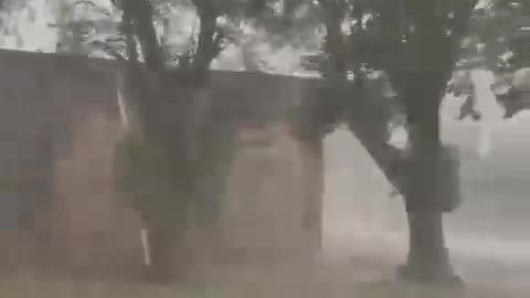 Strong winds swept through the rural area of ​​the municipality Brazil