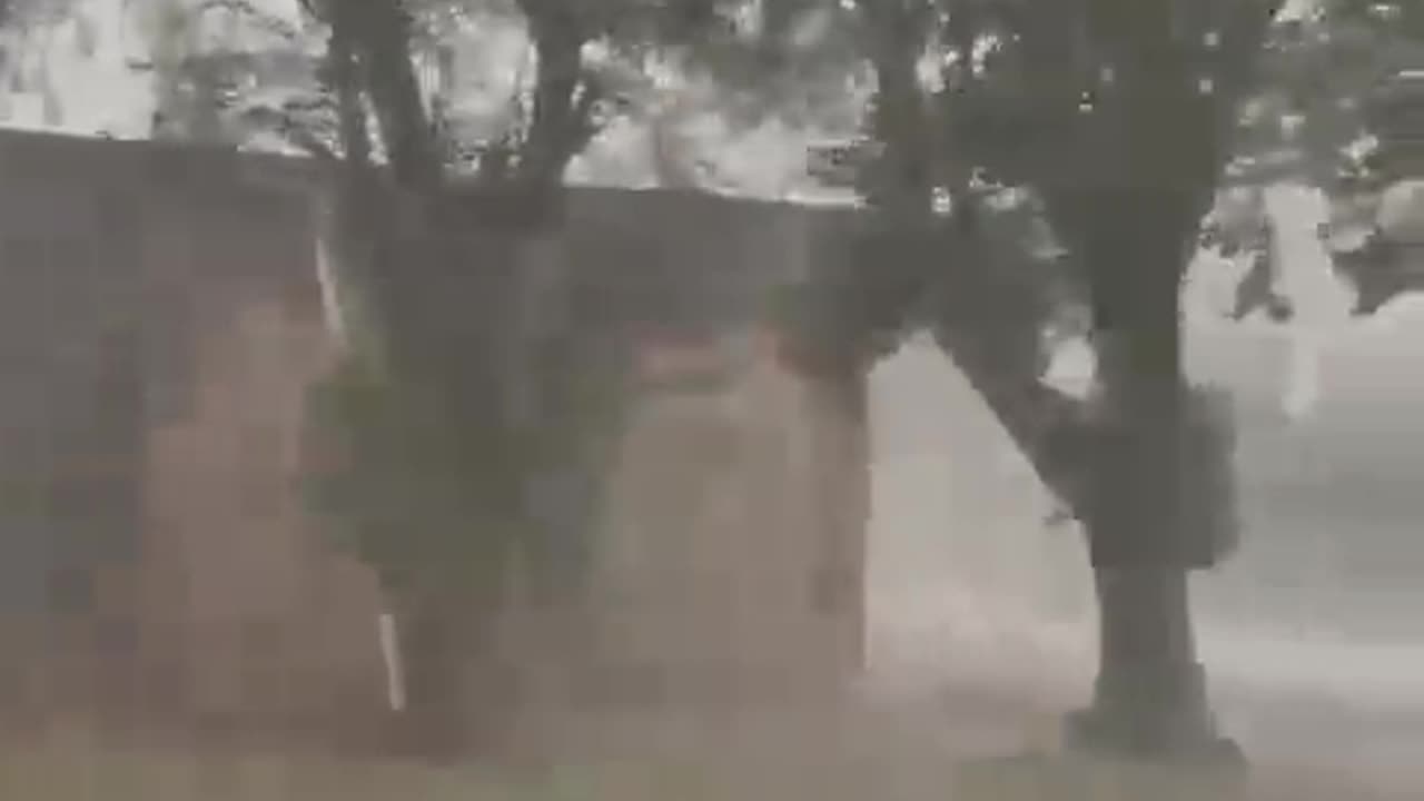 Strong winds swept through the rural area of ​​the municipality Brazil