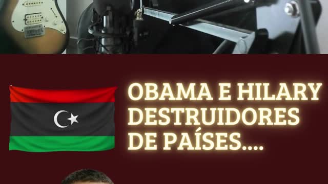 Obama e Hilary destruindo o oriente médio