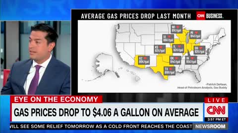 CNN Reporter Admits ‘Recession Fears’ Have Been a Major Driver for Gas Prices Coming Down