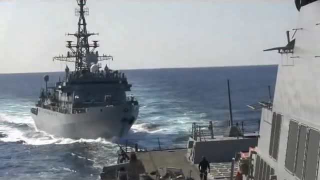 Aggressive Approach by a Russian Navy ship on USS Farragut (DDG 99)