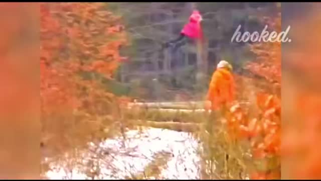 Little girl caught levitating in the woods! #levitation #superhuman #how? #flying #caughtoncamera