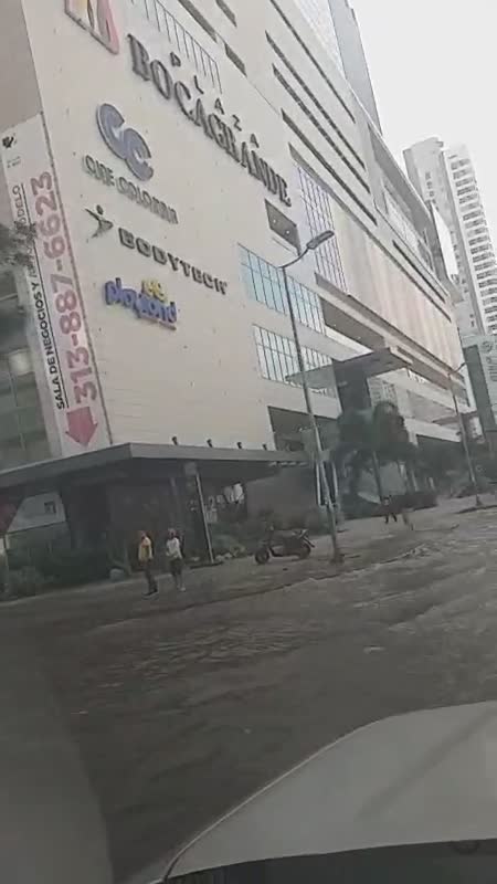 inundaciones en Bocagrande