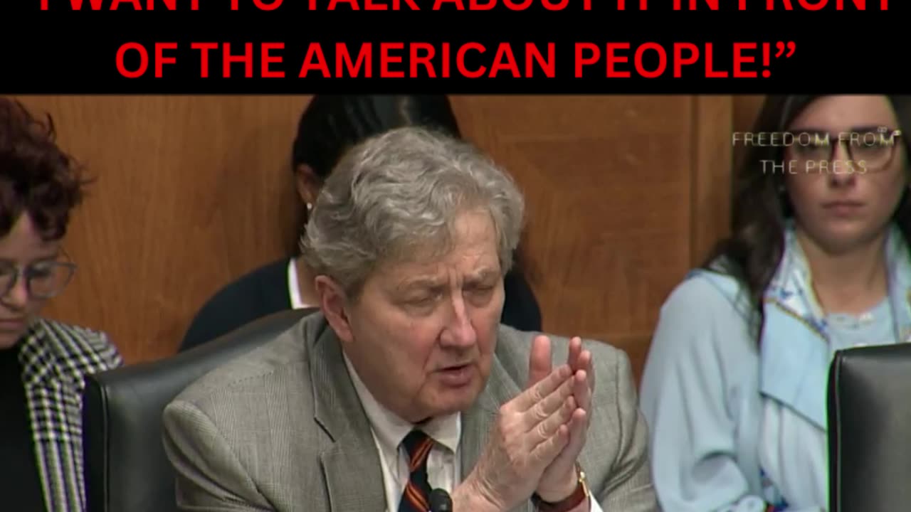 SEN KENNEDY RELENTLESS BERATES SMUG BUREAUCRAT