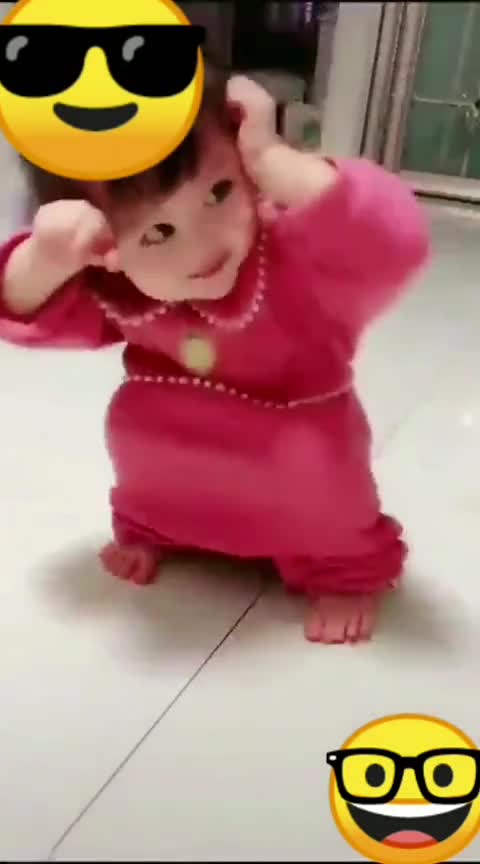 Cute baby is so innocent