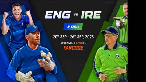 England vs Ireland match all sixes