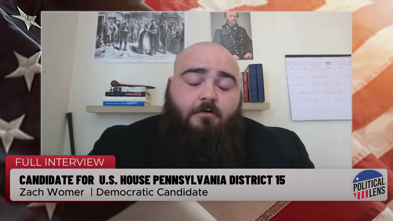 2024 Candidate for U.S. House Pennsylvania District 15 - Zach Womer | Democratic Candidate