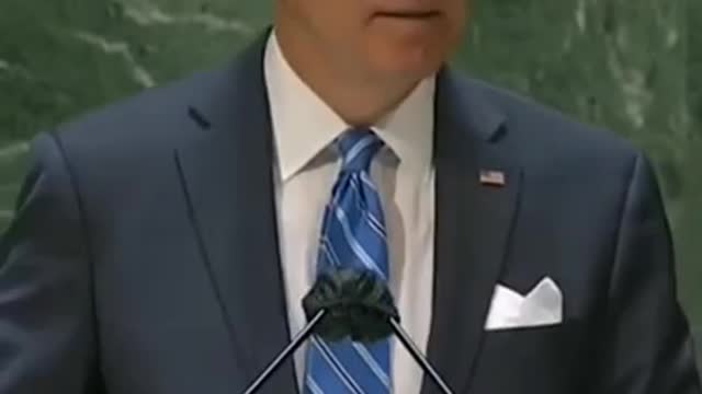 Joe Biden's Speech to the U.N. Sept. 21st 2021 In 60 Gaffe Filled Seconds!