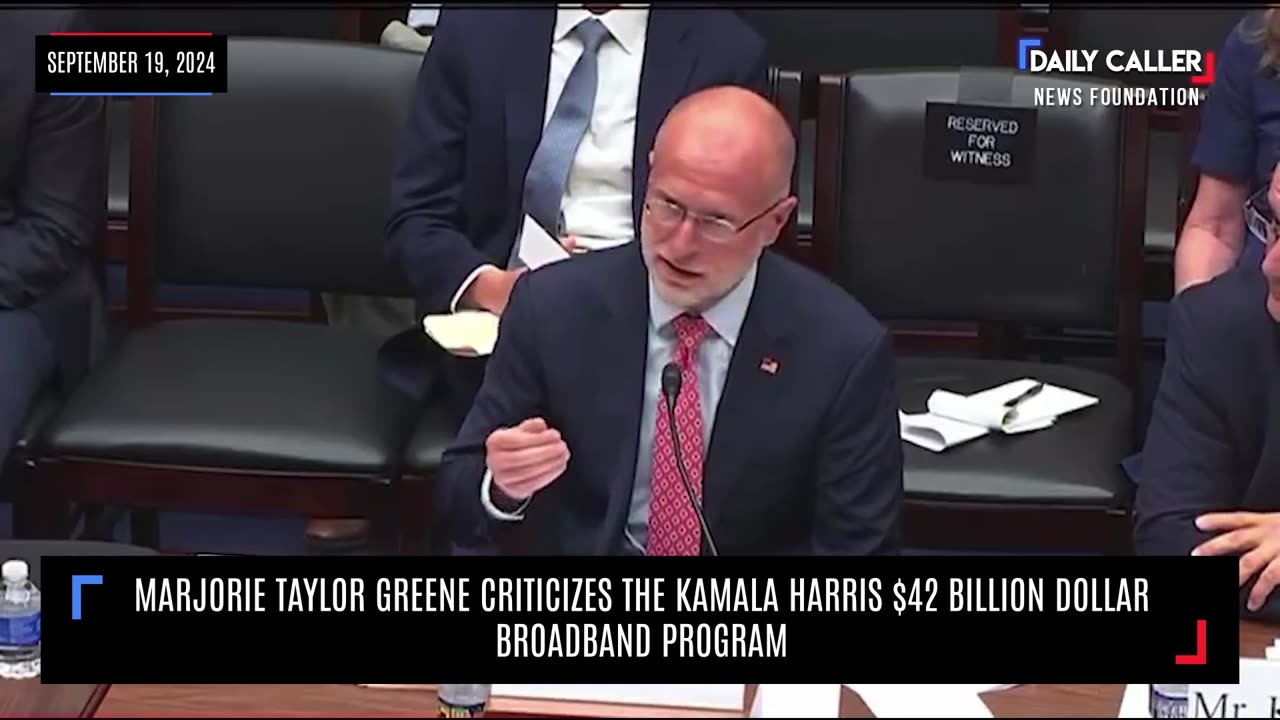 Marjorie Taylor Greene Criticizes The Kamala Harris $42 Billion Dollar Broadband Program