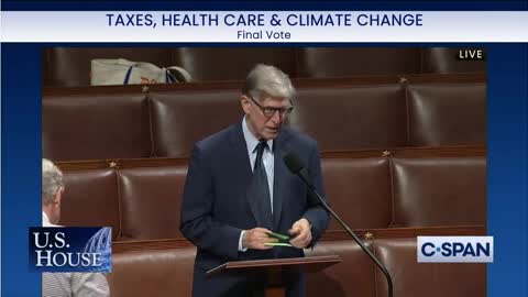 One Democratic lawmaker casts 10 proxy votes on House floor in favor of $740B reconciliation bill