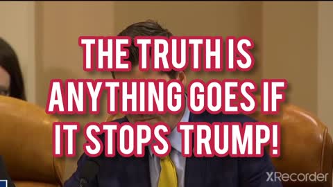 Anything goes if it stops TRUMP!