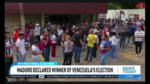 MADURO DECLARED WINNER OF VENEZUELA'S ELECTION
