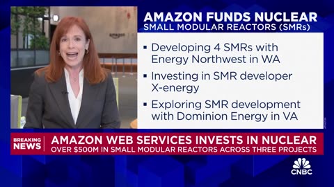 Amazon goes nuclear, to invest more than $500 million to develop small modular reactors