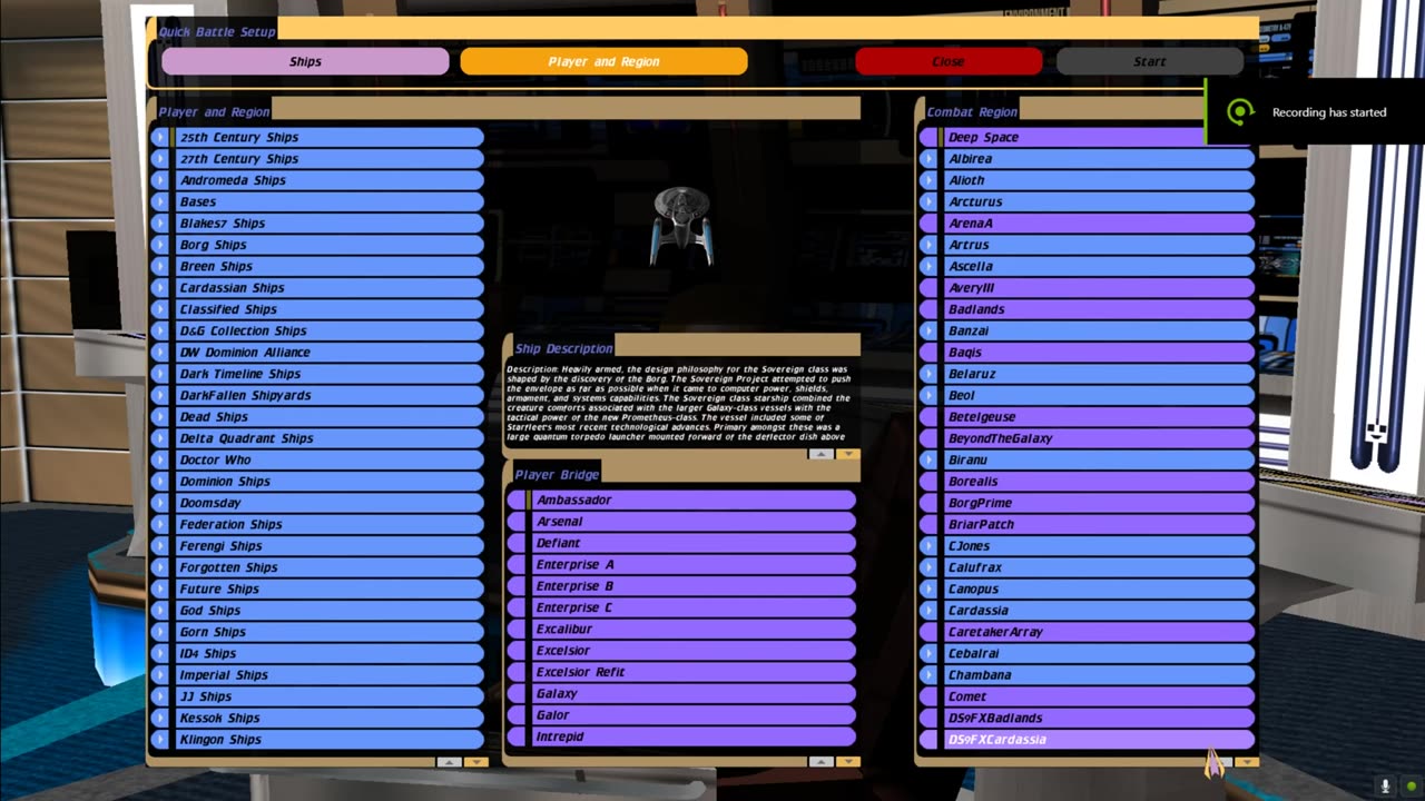 WC's U.S.S. Thunderchild vs. Dominion Jem'Hadar CL And Jem'Hadar Fighter