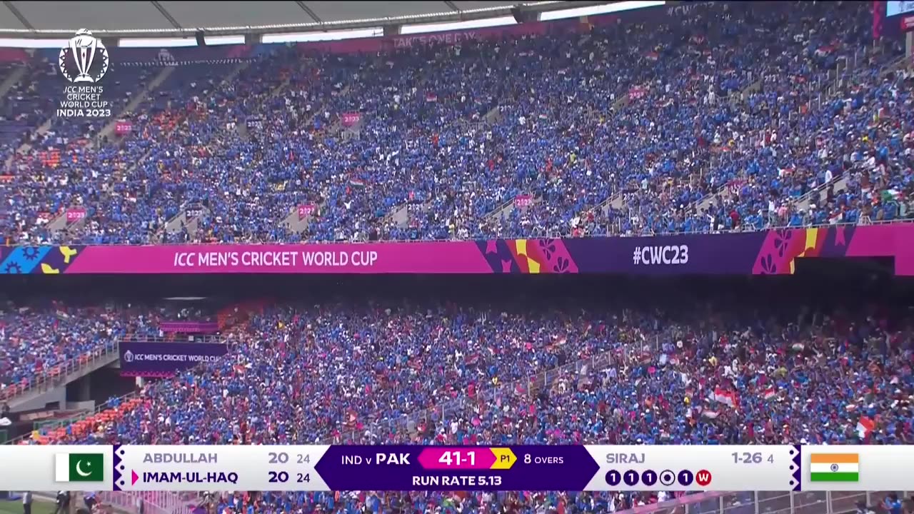 Pakistan vs India Highlights world Cup 2023