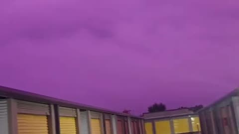 Sky Turns Purple In Florida As Hurricane Milton Moves In