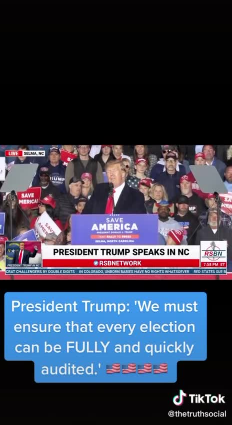 Trump talks about 2000 Mules